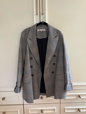 Free People Cali Plaid Blazer